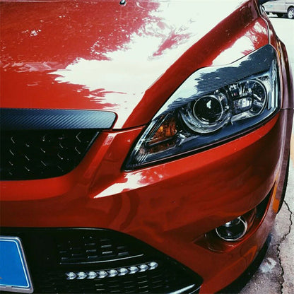 Headlight Eyelid Trim for 2009-2011 Ford Focus Carbon Fiber (2009-2011)