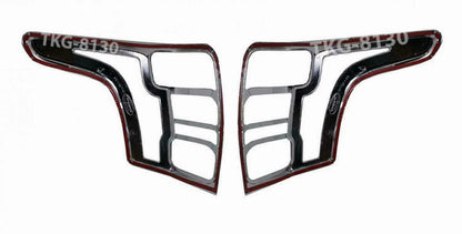 Chrome Tail Light Covers for Mitsubishi L200 Triton (2015-2016)