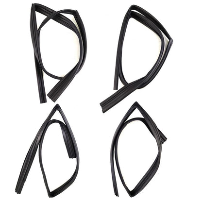 Glass Run Door Channel Rubber w/o Vent Set 4 Fits ISUZU TFR LUV 4D 1989-97 D12