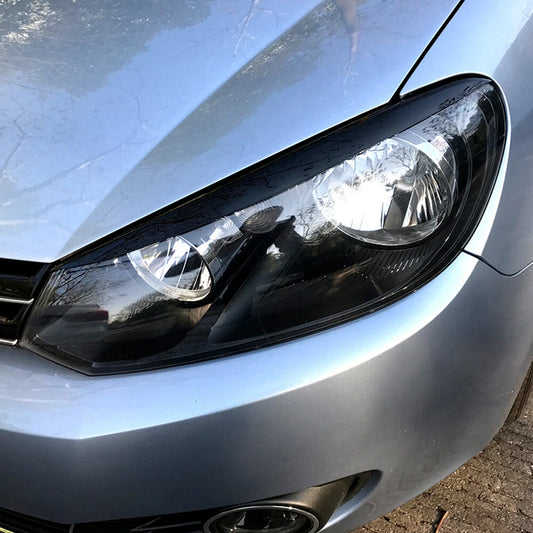 2 x Front Headlight Eyelid Covers for VW Golf VI MK6 GTI (2008-2013)