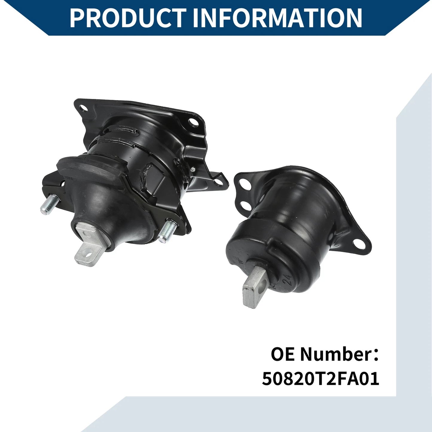 Engine Motor Mount Front for Honda Accord L4 2.4L (2013-2017) - 1 Set