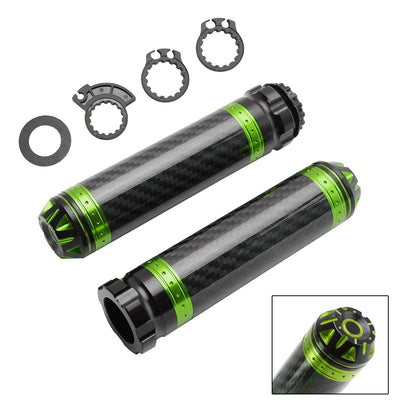 7/8" Carbon Motorcycle Handlebar Grips for Honda Cub (2000-2023)