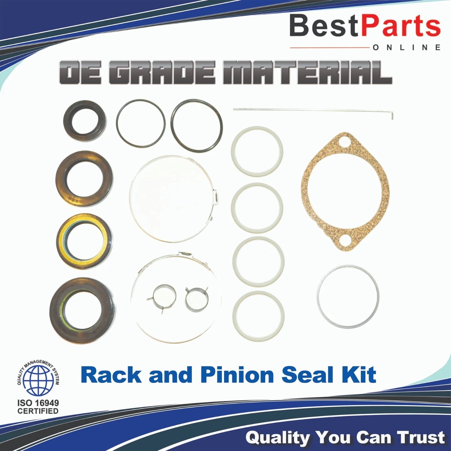 Power Steering Rack and Pinion Seal Kit for Mitsubishi Diamante (2000–2004)