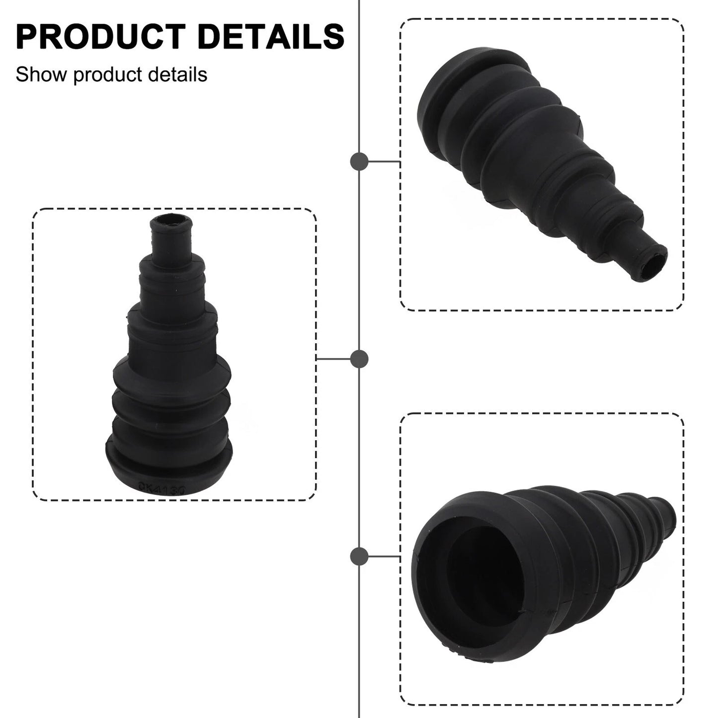 Boot Firewall Grommet Set 3 x Wire Bundle for 1 3/8 Lines