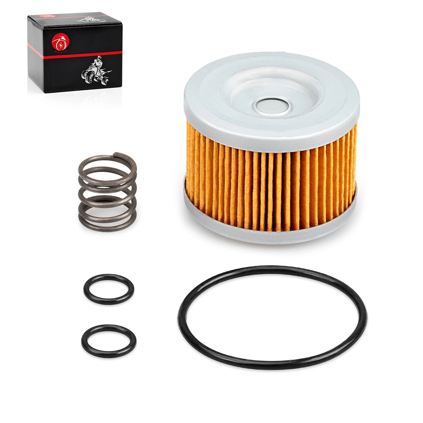 Oil Filter & O-Ring & Spring for Honda ATC250ES/ATC350X/ATC250SX/TRX250R/TRX250X