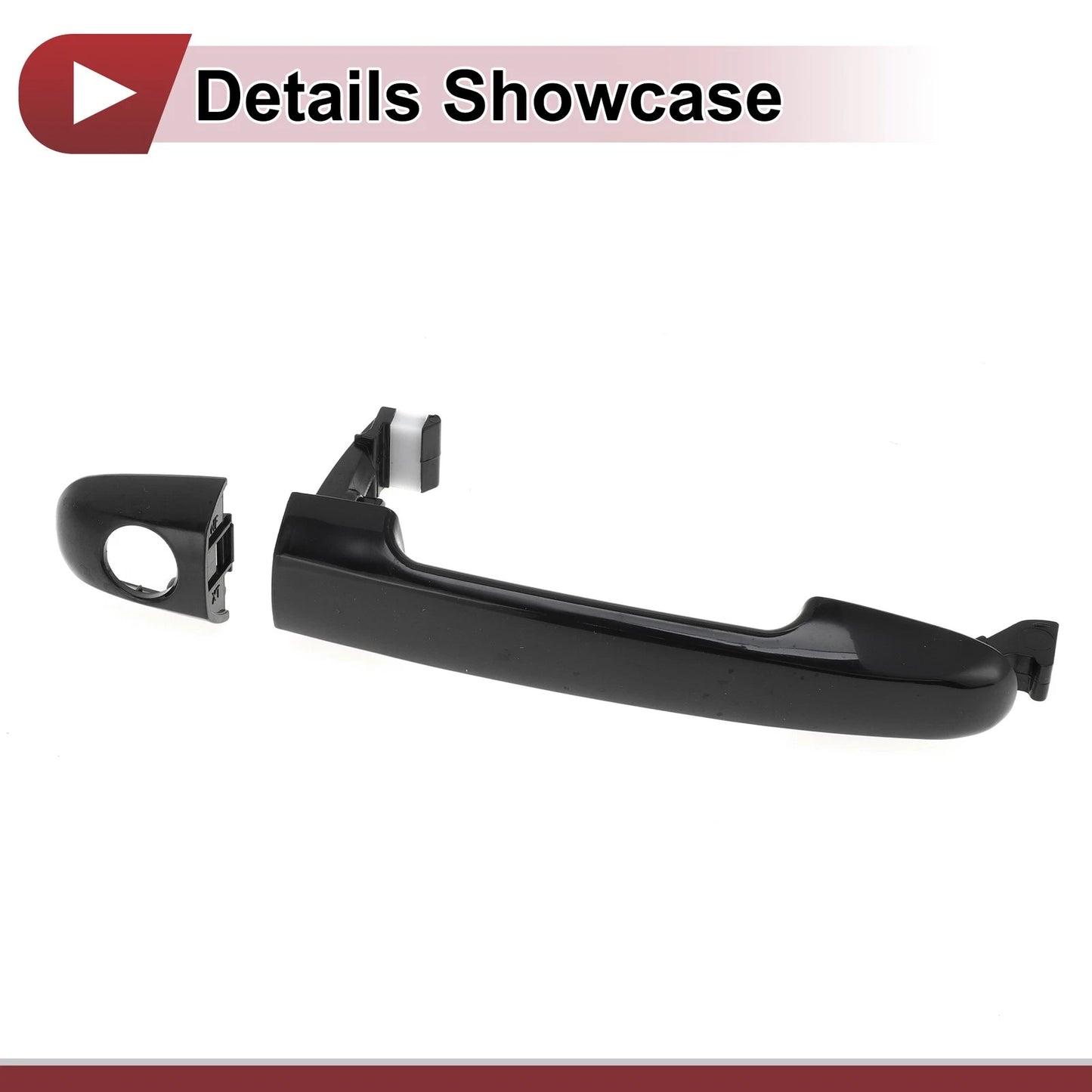 Car Door Handle Grip for Hyundai Sonata 2005-2010 Front Left Black
