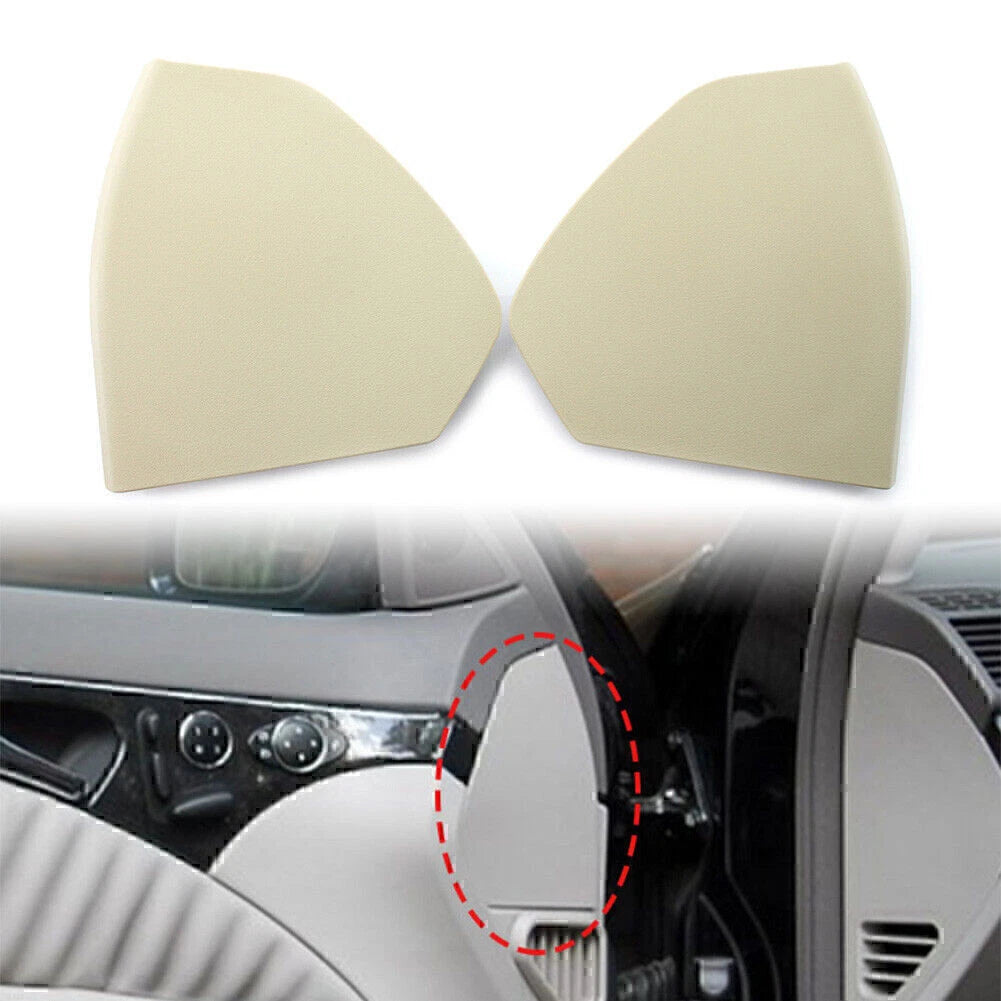 Front Door ABS Upper Cover 1 Pair Beige for Mercedes W211 E-Class (2003-2009)