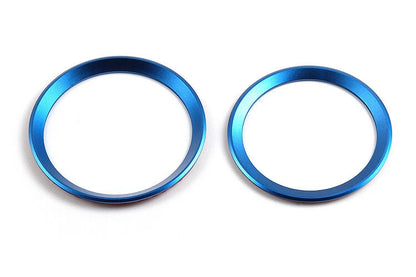 Front Rear Logo Sticker Circle Ring Aluminum fits BMW Series 3 4 M3 M4 F30 F32