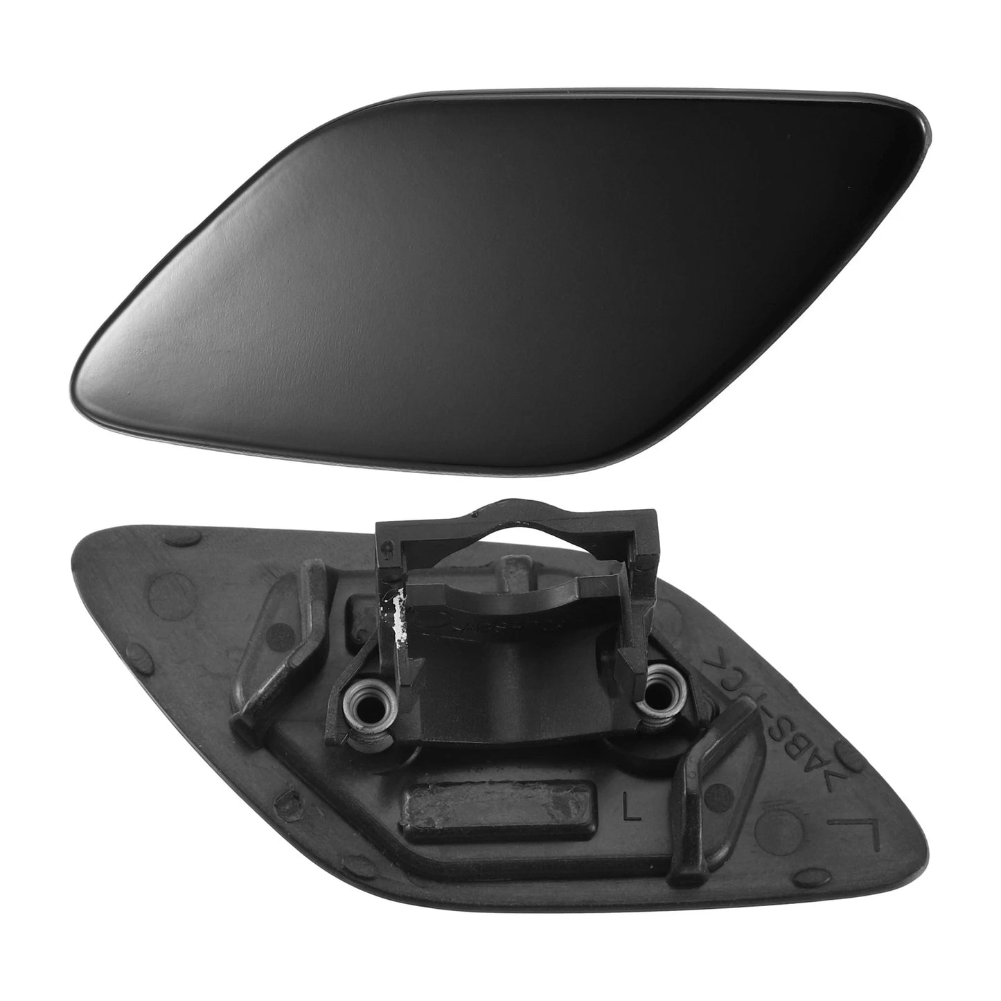 Bumper Headlight Washer Nozzle Cover for BMW 328i (2012-2015) Black