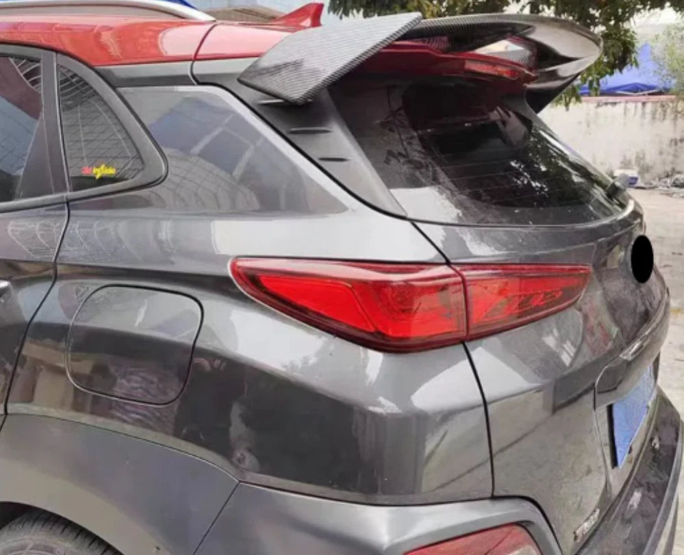 52'' Rear Fiber Look B Spoiler Wing for Toyota Yaris Hatchback (2006-2011)