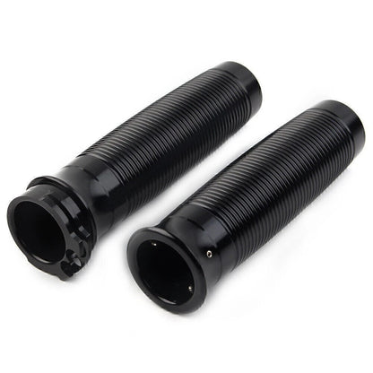 25mm Black Motorcycle Handlebar Hand Grips for Harley Bobber Chopper