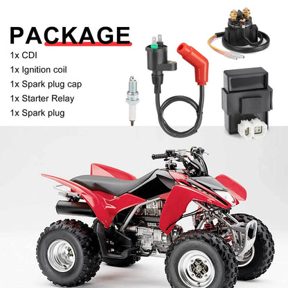 CDI Ignition Coil Starter Relay for HONDA TRX250EX/TRX250X