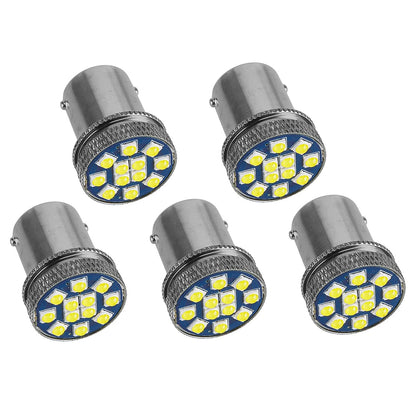 20 x White LED 12SMD BAY15D 1156 P21W Turn Signal Light Bulbs for Car Truck