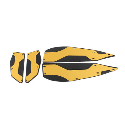 Gold Aluminum Floorboard Kit for Yamaha XMAX 250 300 400 (2017-2023)
