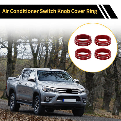 Air Conditioner Heater Switch Knob Cover Ring for Toyota Tacoma (2020-2023)