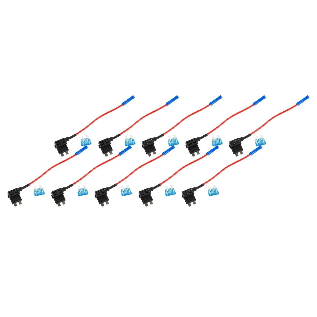 10 x Car Add-a-Circuit Fuse TAP Adapter 15A Standard ATO ATC Blade Fuse