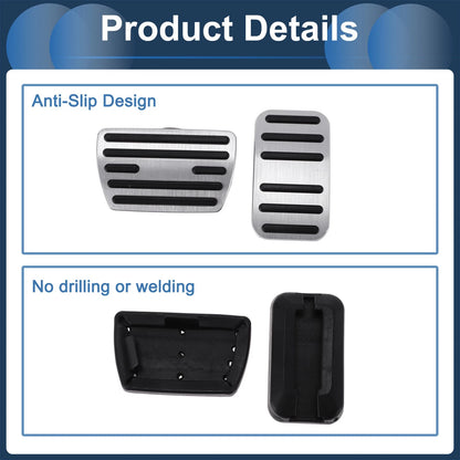 2 x Foot Accelerator Pedal Covers for Honda Step Wagon (2005-2019)