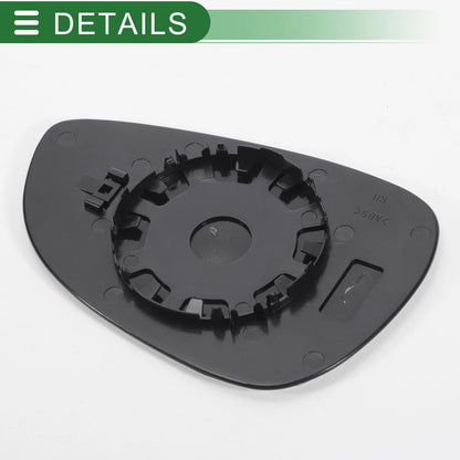 Right Side White Convex Mirror Glass for Ford B Max (2012-2018)