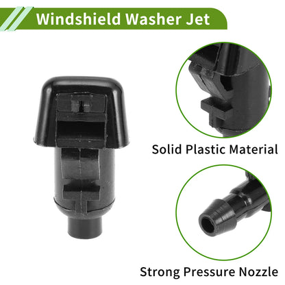 Windshield Washer Nozzle With Hose Connector for Jeep