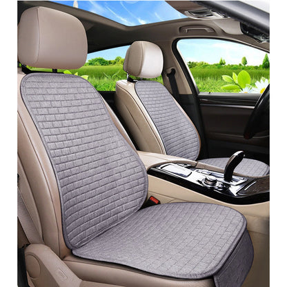 Gray Fabric Front Seat Cover Cushion Mat for Auto Car Truck SUV