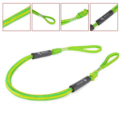 Mooring Rope 1.2m Unstretched, 1.6m Stretched for Boats, Green