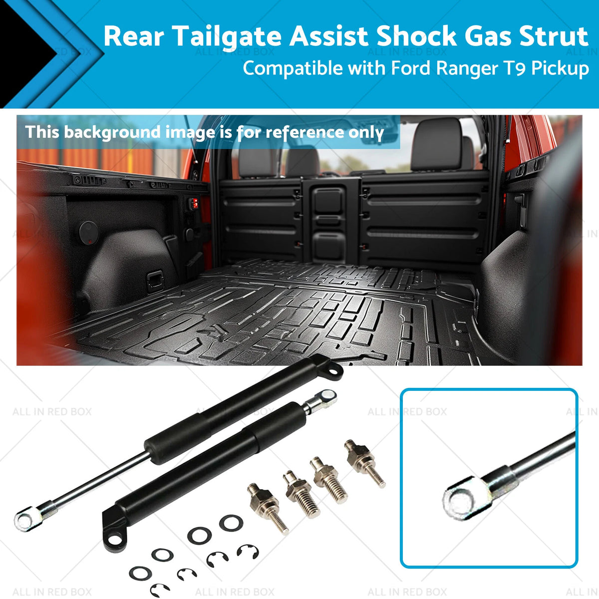 Rear Tailgate Assist Shock Gas Strut for Ford Ranger T9 (2023-2024)