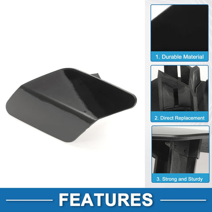 Front Left Washer Nozzle Cover for BMW X6 (2015-2019) Black