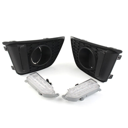 LED Daytime Running Lights Fog Lamp Assembly for Honda Fit Jazz (2014-2017)