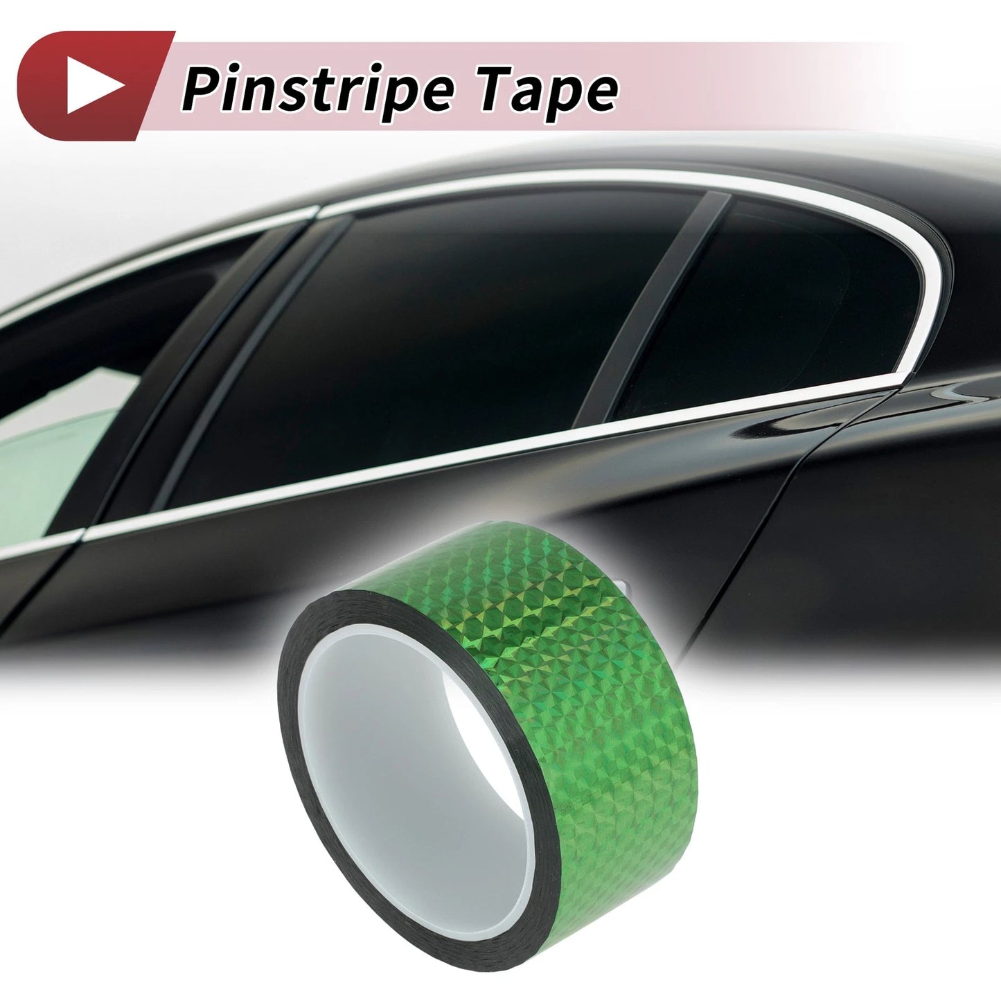 Tape Pinstripe 50mmx50m for Car, Motorcycle and Boat Laser Green 1 Pcs