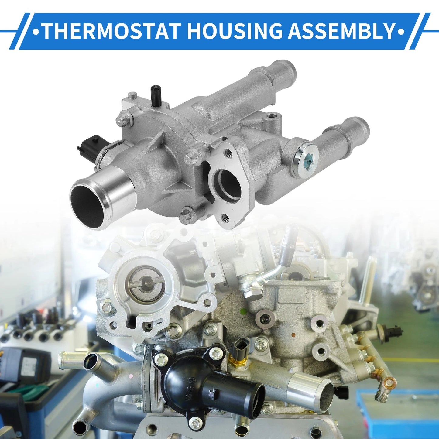 Thermostat Housing Assembly 1.8L for Chevy Cruze (2011-2016)