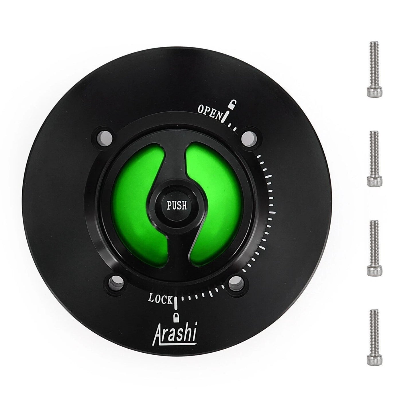 Fuel Tank Cap Green for Kawasaki Ninja 400, EX 400 (2018-2019)