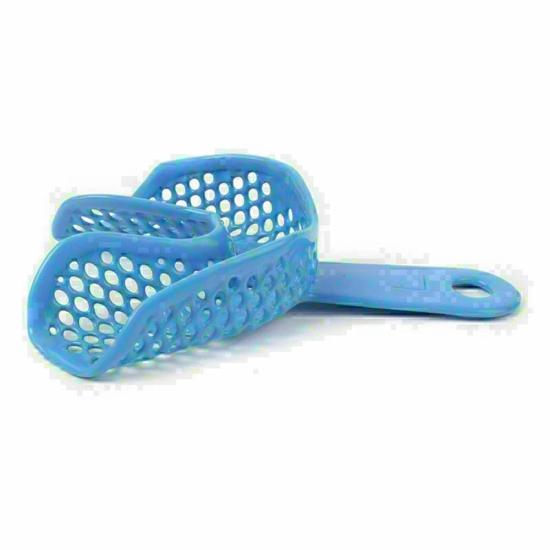 10PCS Autoclavable Plastic-Steel Impression Trays for Dental Use