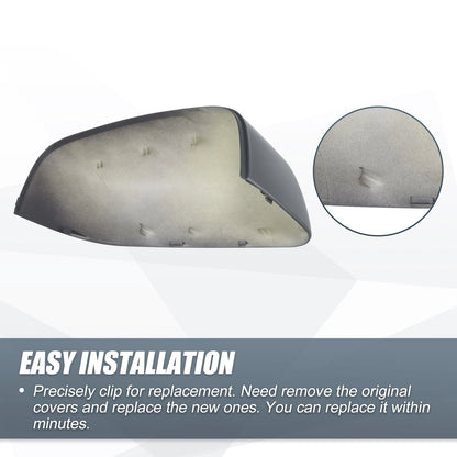 Gray Rearview Mirror Cover Cap for Land Rover Range Rover Sport Discovery