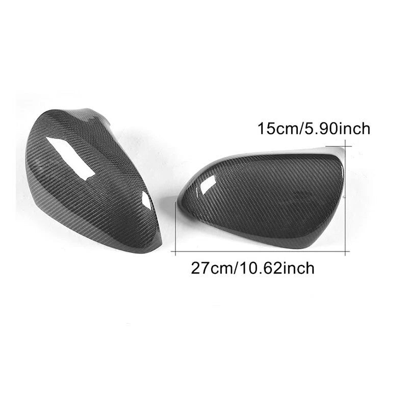 Carbon Fiber Wing Rearview Mirror Cover Caps Trim Fit For Lexus IS GS 2013-2018