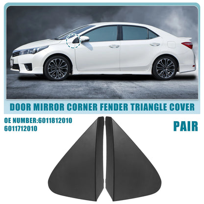 Mirror Corner Fender Triangle Cover 1 Pair for Toyota Corolla