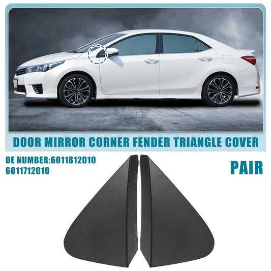Mirror Corner Fender Triangle Cover 1 Pair for Toyota Corolla