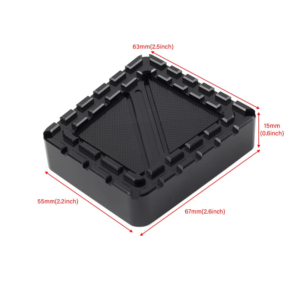 Small Brake Pedal Pad Cover for Harley Sportster XL 883 1200 Softail FXST Dyna (2004-2023)