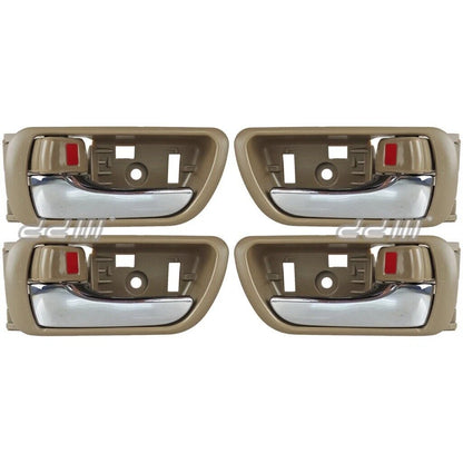 Beige & Chrome Interior Door Handle for Toyota Camry (2002-2006)