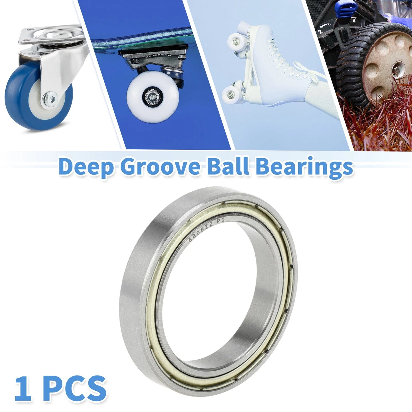 Deep Groove Ball Bearing / 30x42x7mm / for Scooter Skateboard Wheel