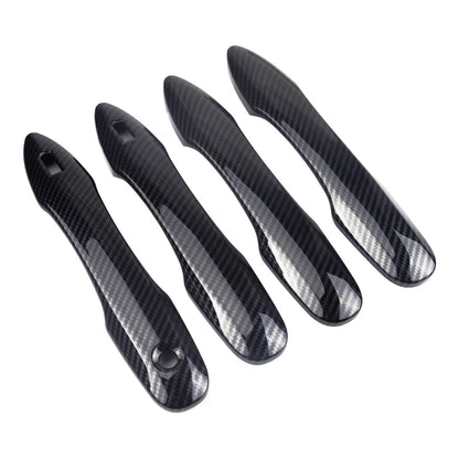 4X Carbon Fiber Door Handle Cover Trim for Toyota Corolla Hatchback (2019-2023)