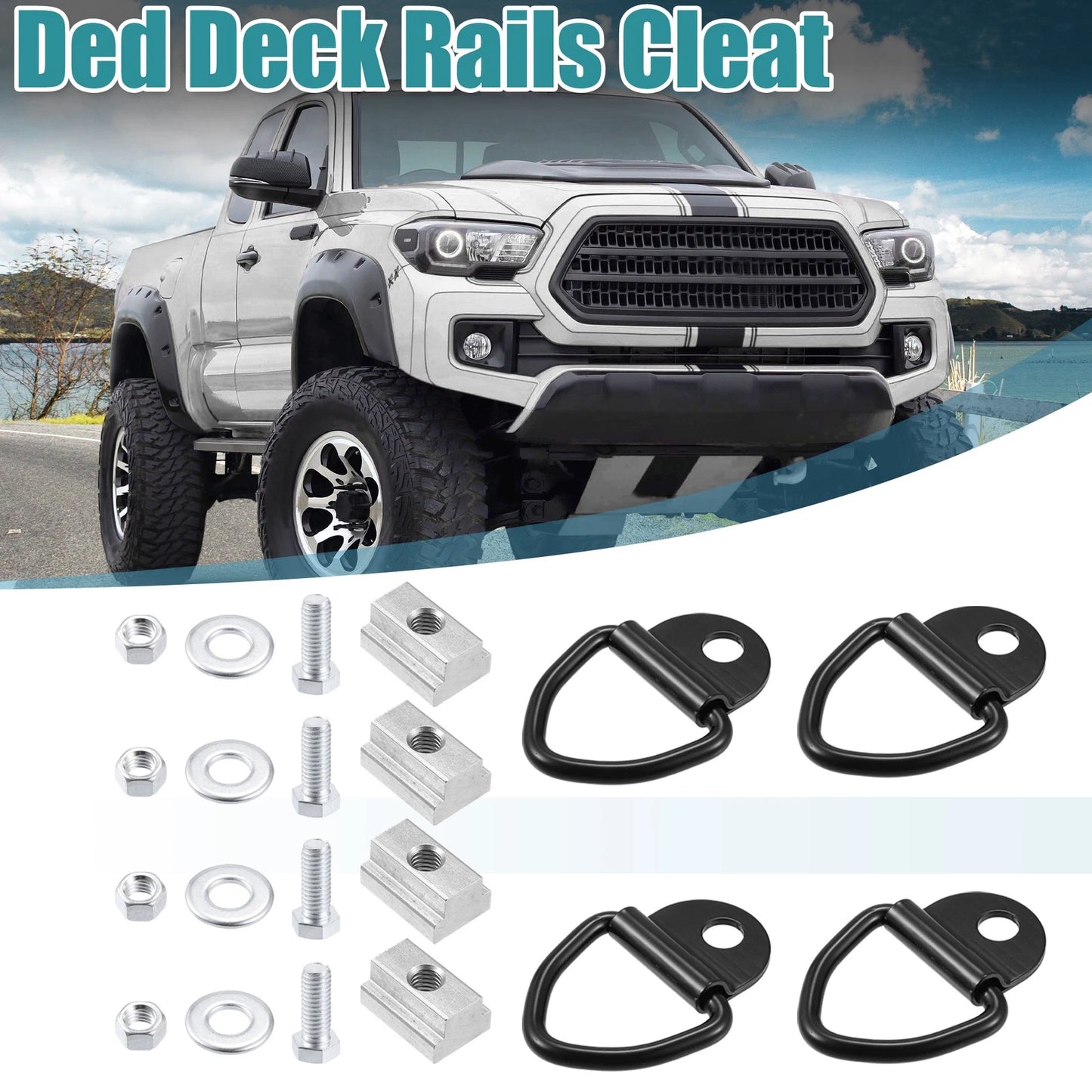 T Slot Nut 4 x 3/8"-16 Tie Down Anchors for Toyota