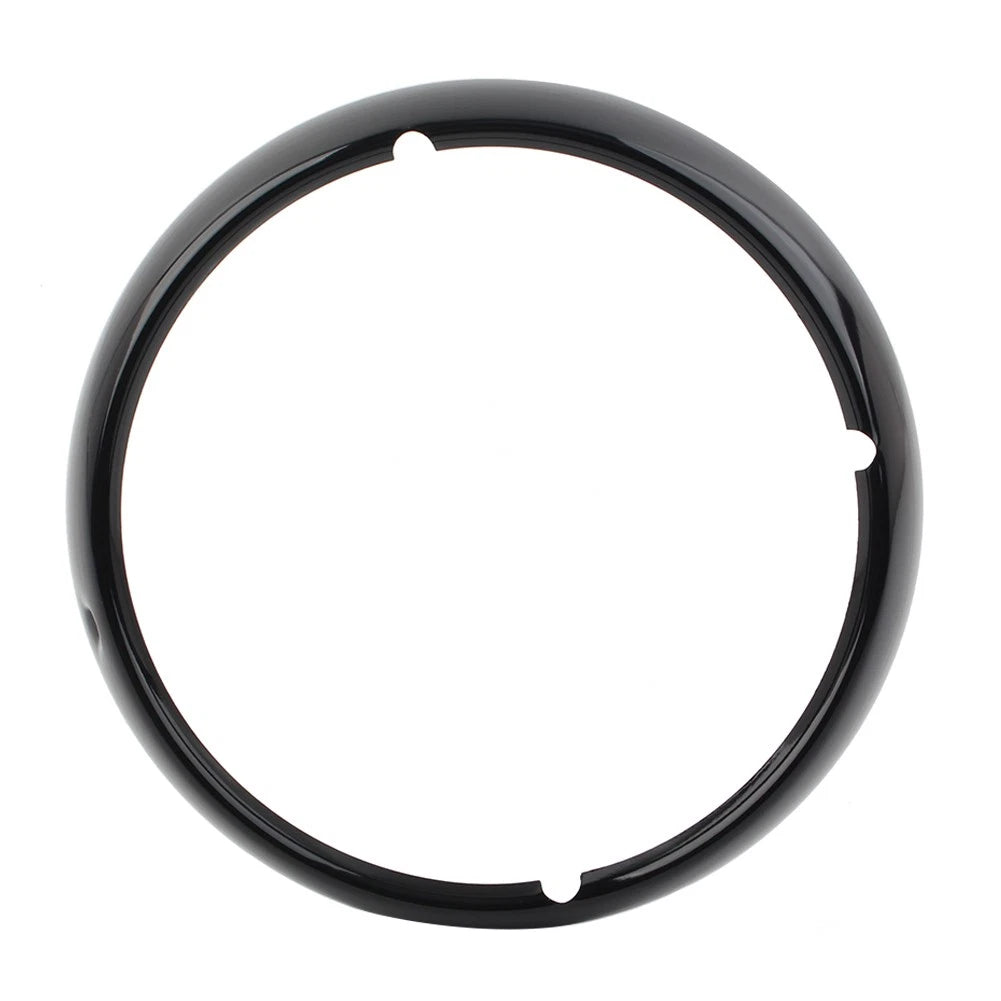 7" Headlight Trim Ring Visor Light Cover for Harley Touring Electra Street Glide