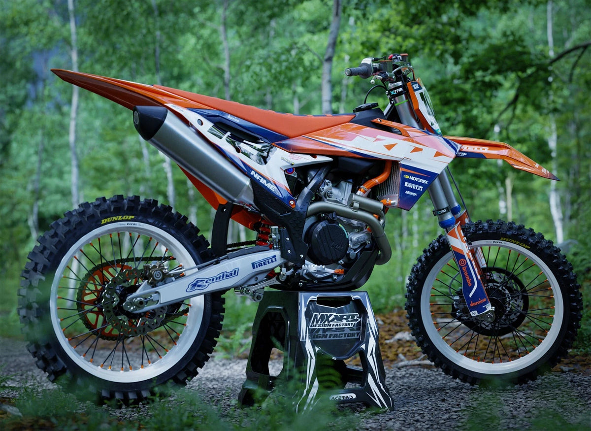 KTM SXF 250 Brixton Style Decal Kit Stickers (2023-2024)
