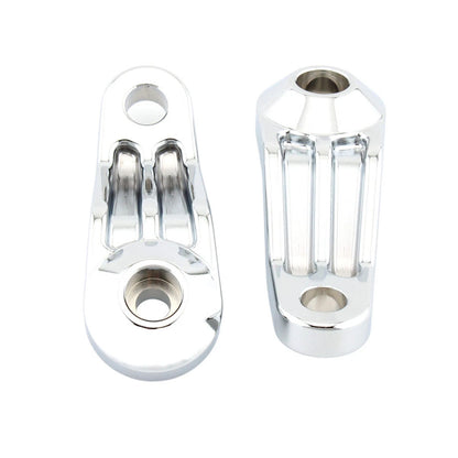 2 x Chrome Rear Turn Signal Light Holders for Triumph Thruxton (2016-2023)