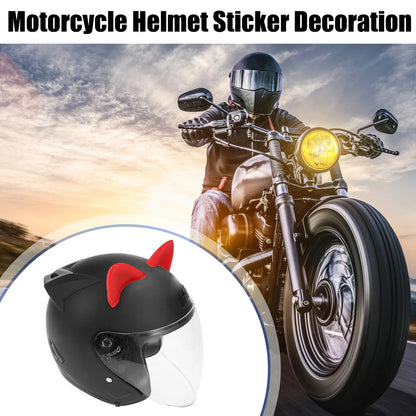 1 Set Cat Ears Style Devil Horn Decoration for Motorcycle
