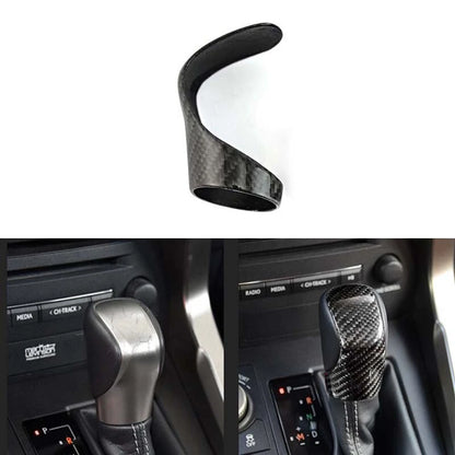 Real Carbon Fiber Gear Shift Head Knob Cover Trim Fit For Lexus G350 GS450H