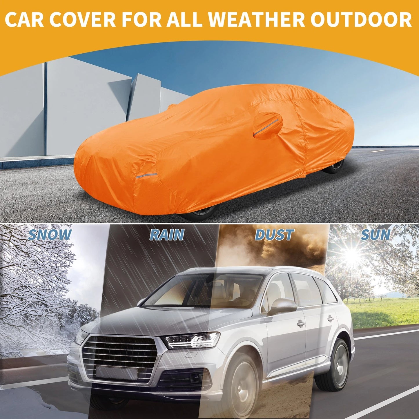 Waterproof All Weather Car Cover for Toyota Mirai (2016-2023)