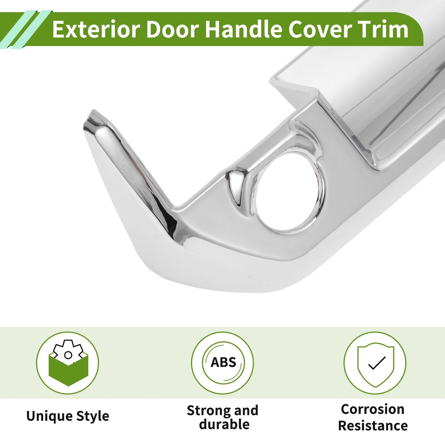 Door Handle Cover Trim Tailgate ABS for Chevy Colorado (2023 - 2025)