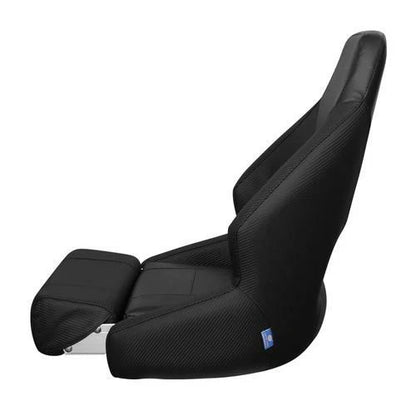 Boat Seat Mariner Deluxe Flip Up Helm Seat for All Models - Black