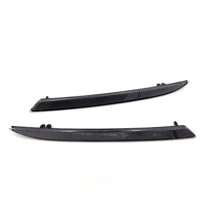 Black Smoked Rear Bumper Reflectors for Ford Mustang
